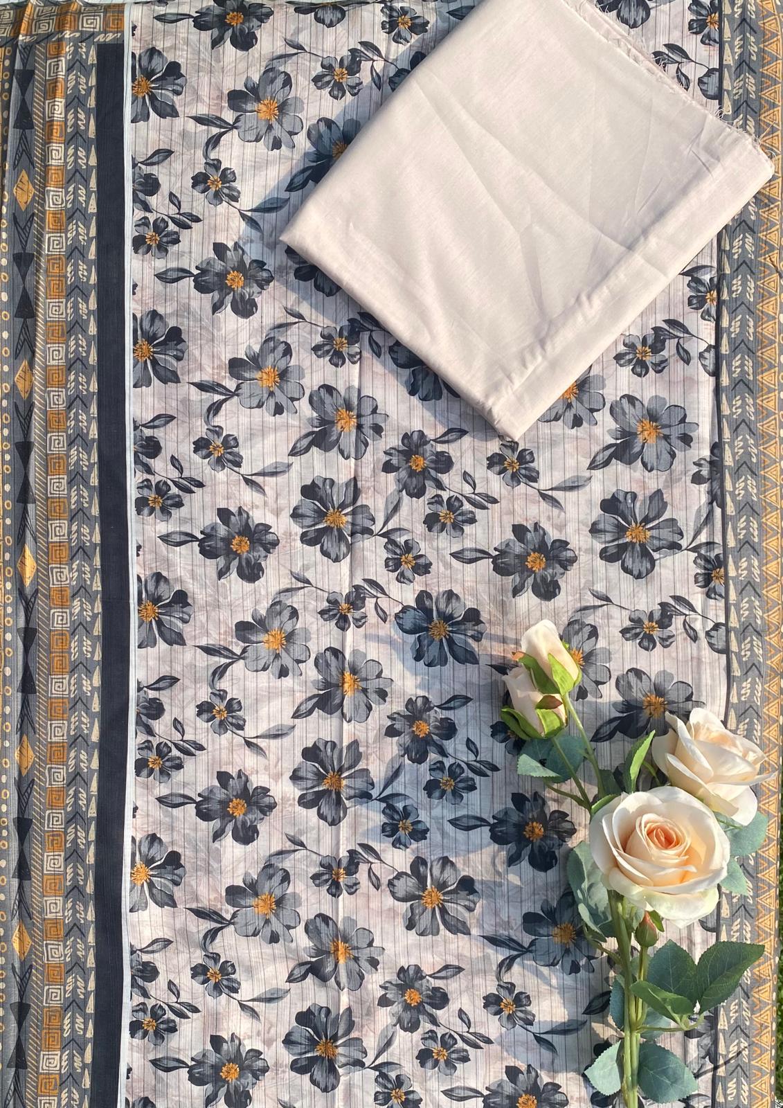2-Piece (Summer) Fine Quality Lawn Hafiz Textiles