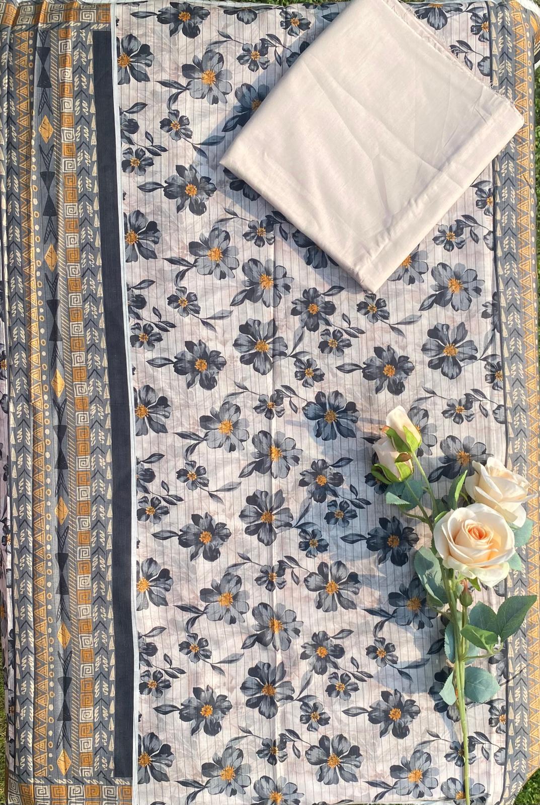 2-Piece (Summer) Fine Quality Lawn Hafiz Textiles