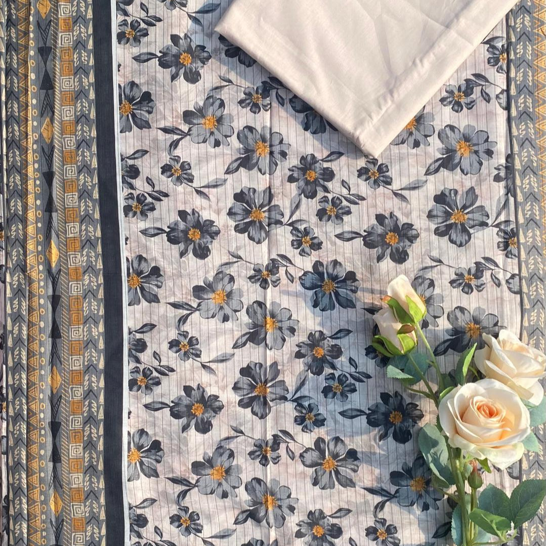 2-Piece (Summer) Fine Quality Lawn Hafiz Textiles