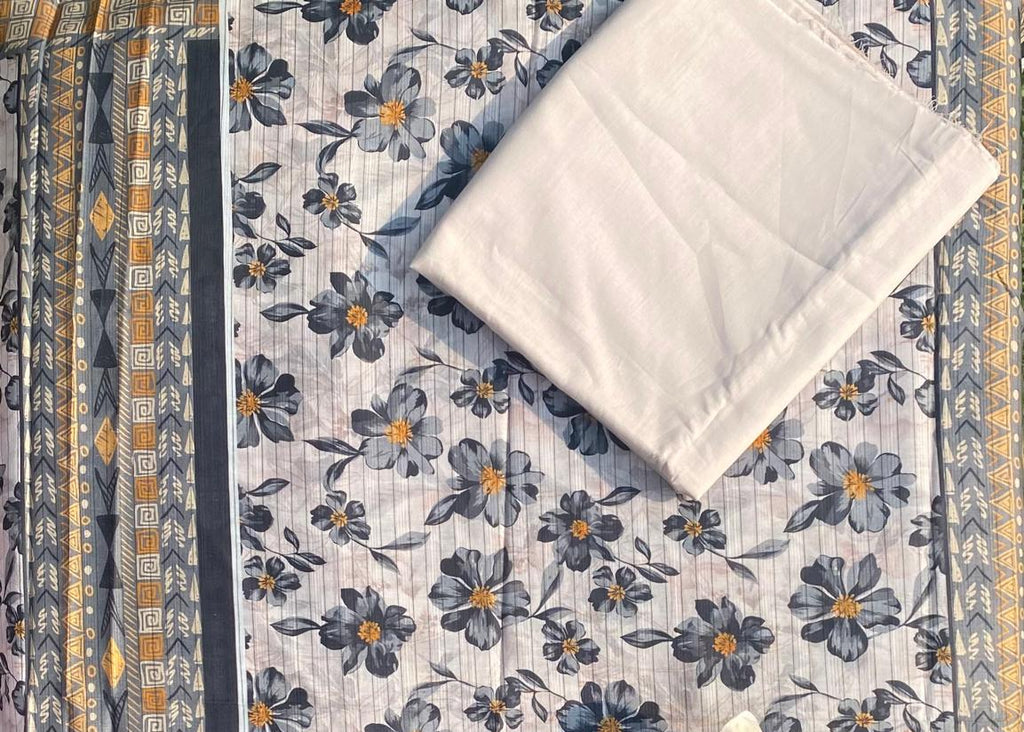 2-Piece (Summer) Fine Quality Lawn Hafiz Textiles