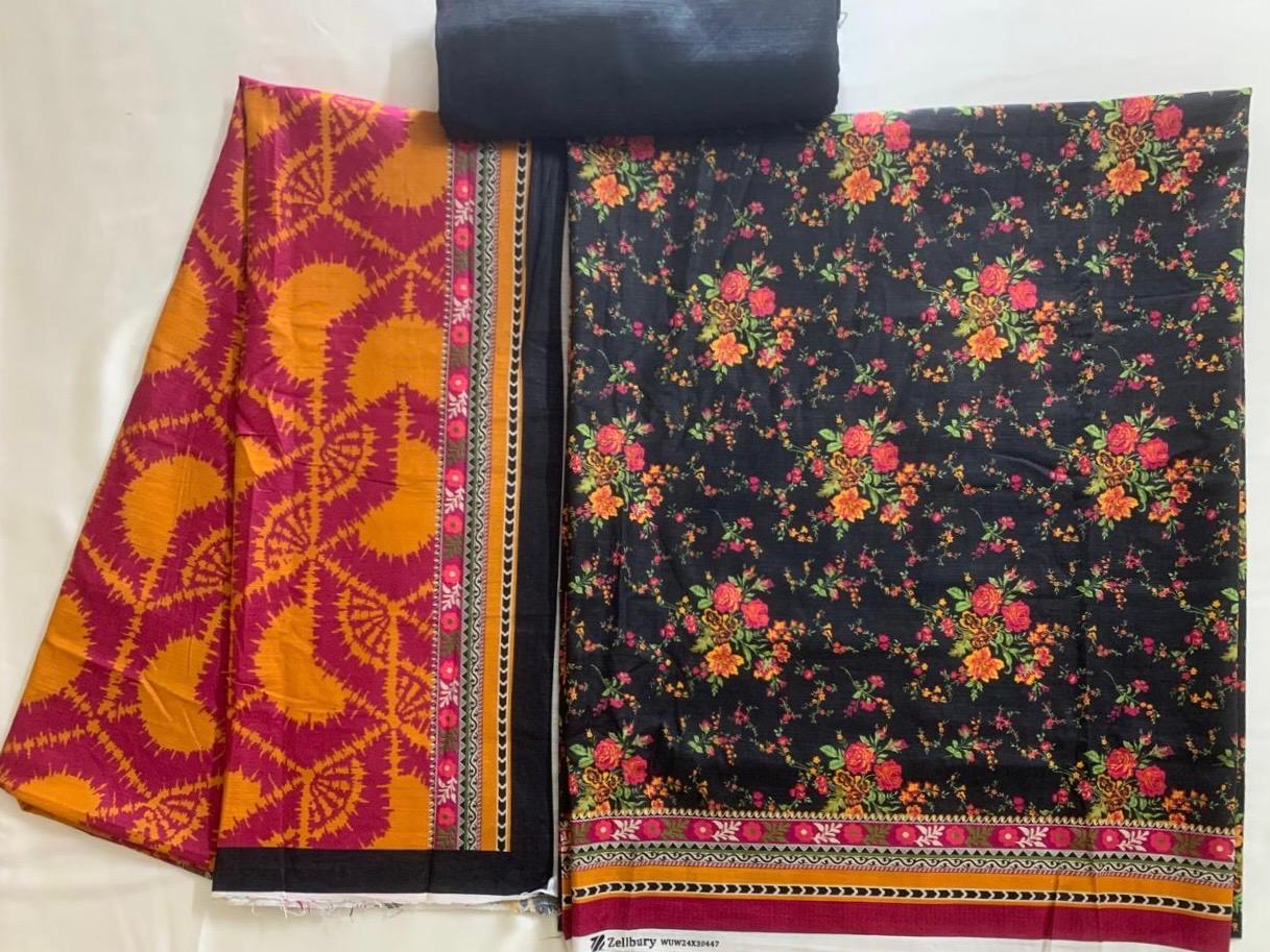 Zellbury 3-Piece (Winter) Fine Quality Khaddar