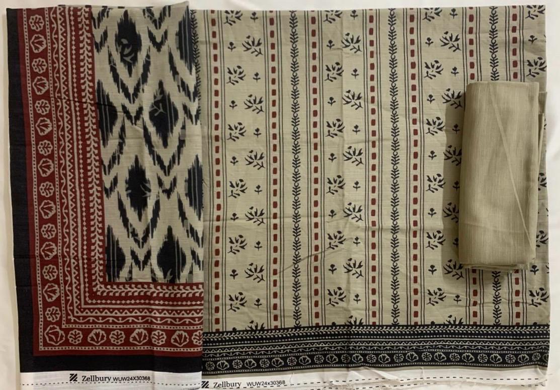Zellbury 3-Piece (Winter) Fine  Quality Khaddar