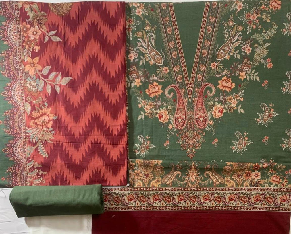 Ethnic 3-Piece (Winter) High Quality Khaddar