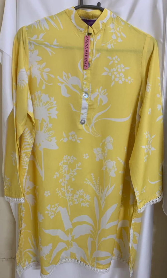 Sana Safinaz Stitched (Two Piece) Winter Lilen Fabric with neat and high quality stylish stitching Shirt and Trouser