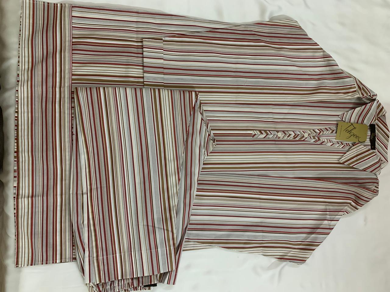 Tehzeeb Stitched (Two Piece) Winter Fabric with neat and high quality stylish stitching shirt and Trouser