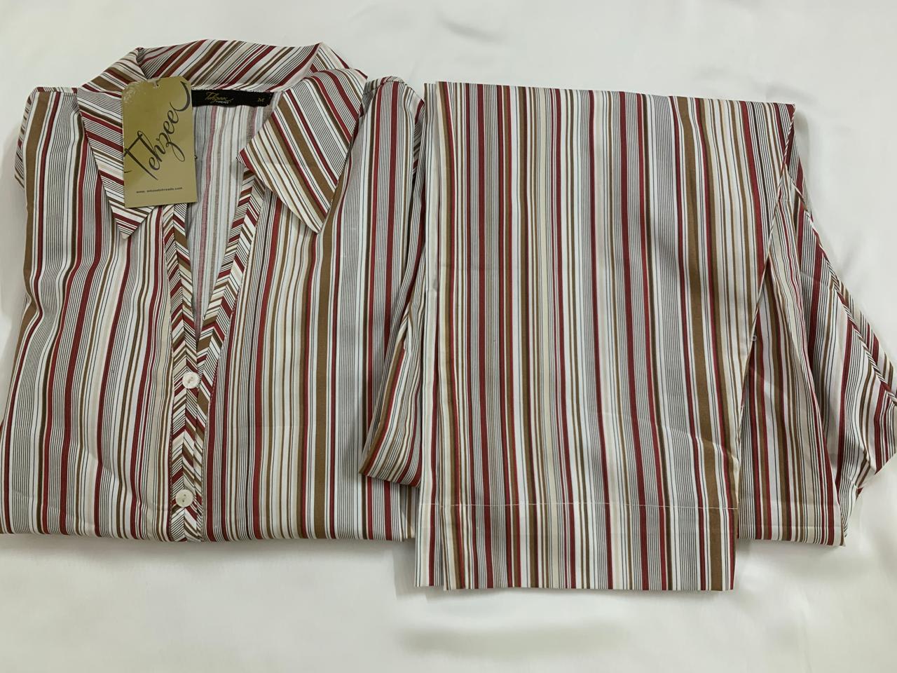 Tehzeeb Stitched (Two Piece) Winter Fabric with neat and high quality stylish stitching shirt and Trouser