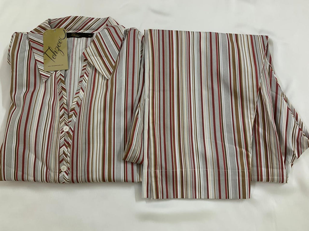 Tehzeeb Stitched (Two Piece) Winter Fabric with neat and high quality stylish stitching shirt and Trouser