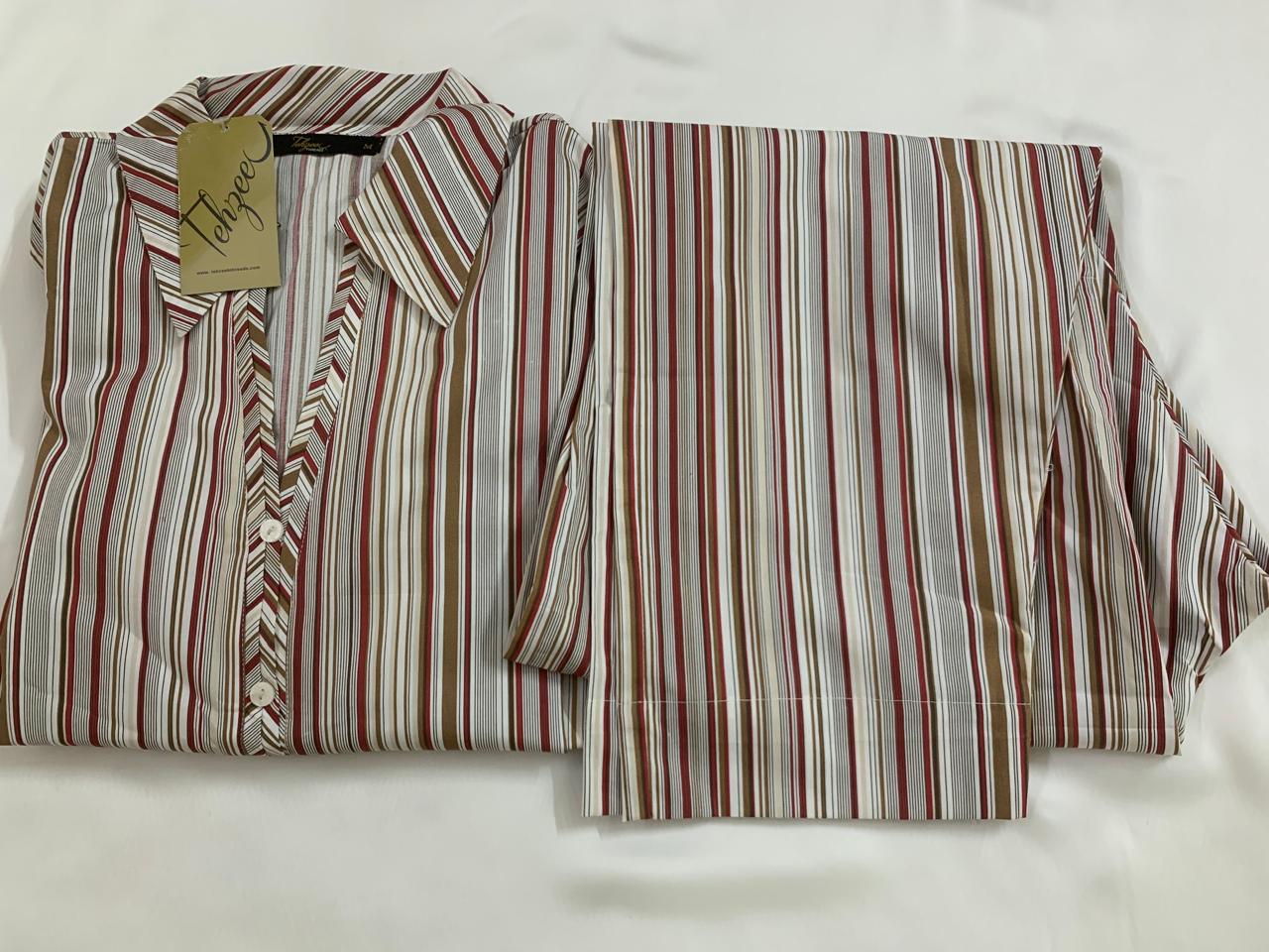 Tehzeeb Stitched (Two Piece) Winter Fabric with neat and high quality stylish stitching shirt and Trouser