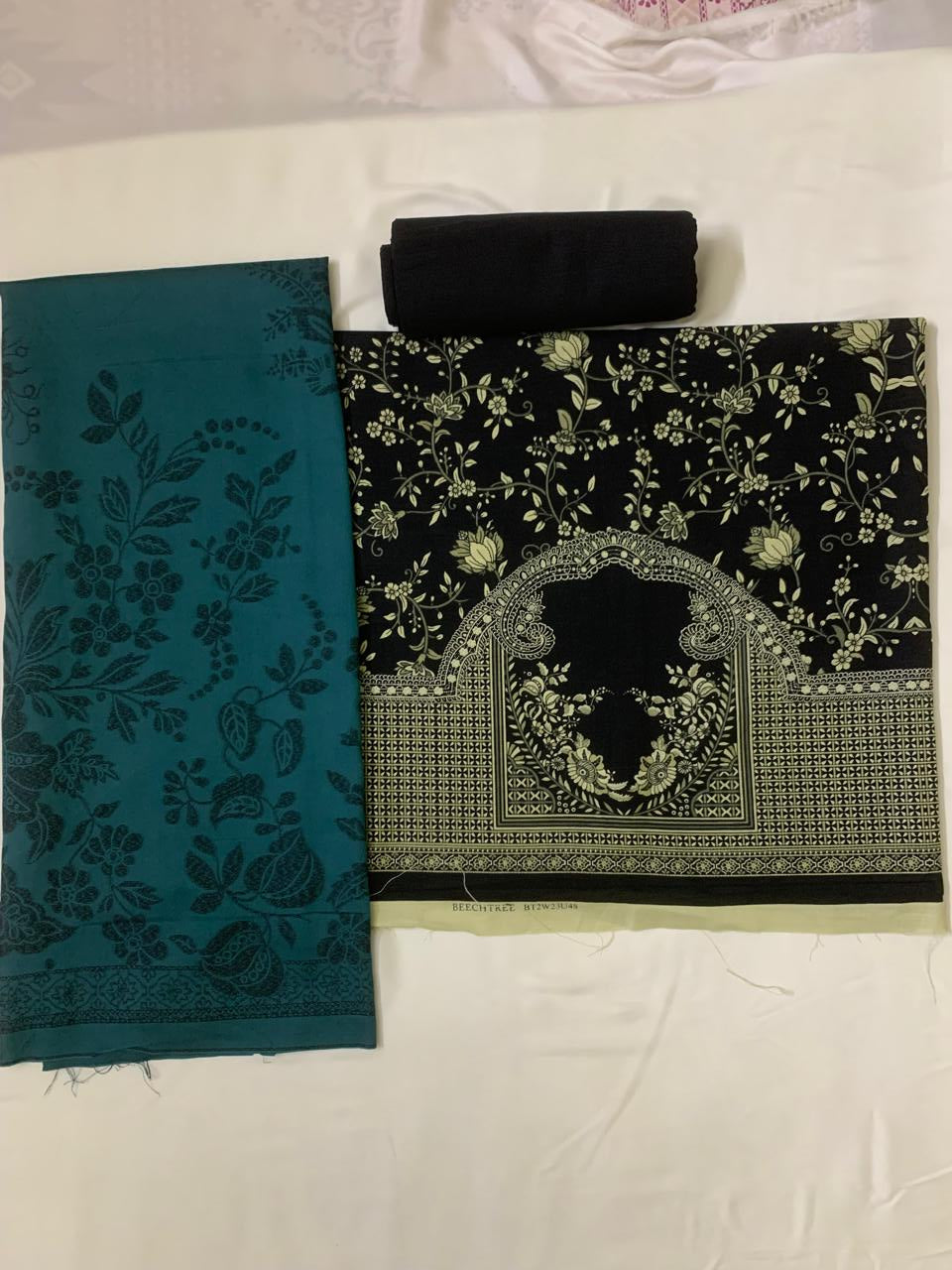 BeechTree 3-Piece (Winter) Fine Quality Khaddar with Jacquard Shawl