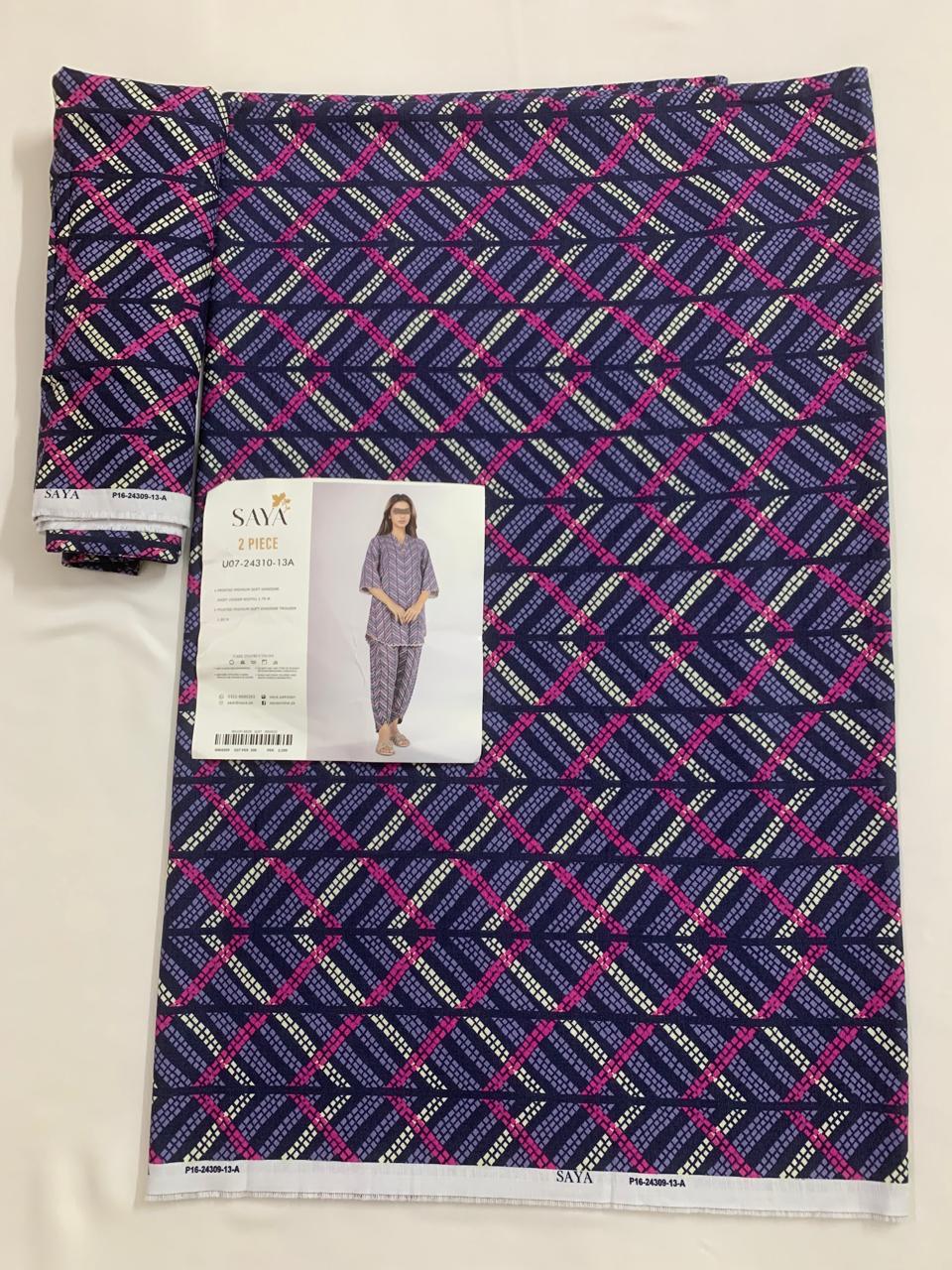 Saya 2-Piece (Winter) Fine Quality Khaddar Shirt and Trouser