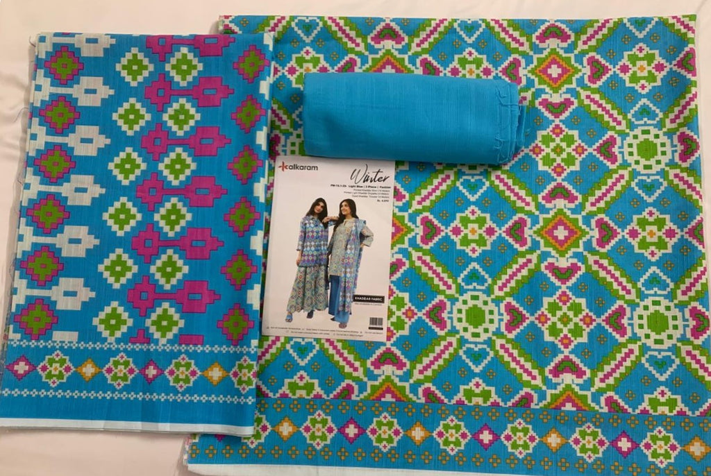 AlKaram 3-Piece (Winter) Fine Quality Khaddar