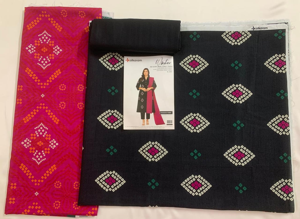AlKaram 3-Piece (Winter) Fine Quality Khaddar